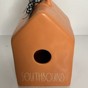 NEW Rae Dunn Artisan Collection by Magenta Southbound Orange Birdhouse